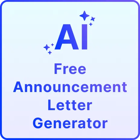 Free AI Announcement Letter Generator, Free Announcement Letter Maker Online Free AI Announcement Letter Generator, Free Announcement Letter Maker Online